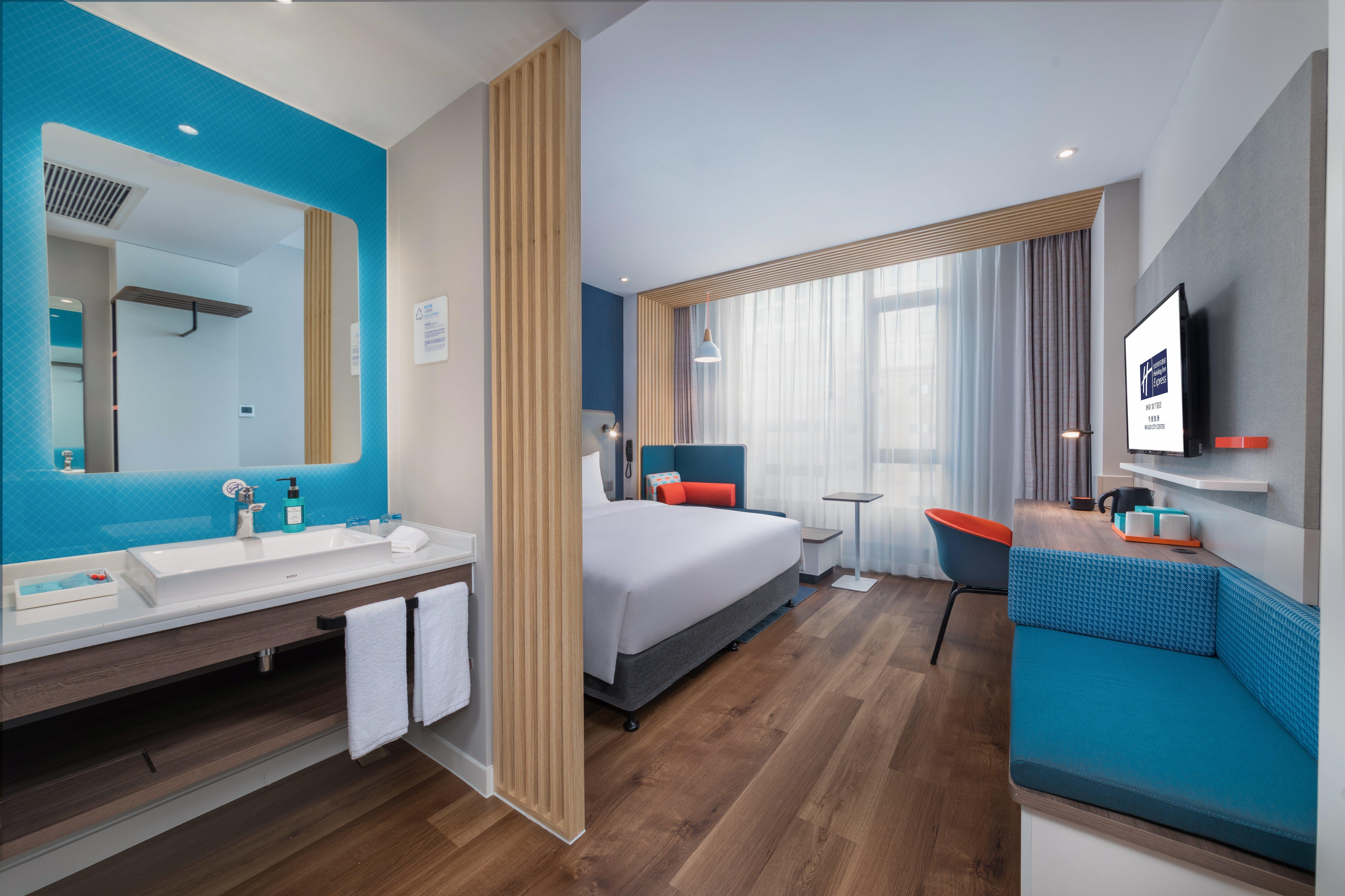 Holiday Inn Express Ningbo City Center By Ihg Exteriör bild